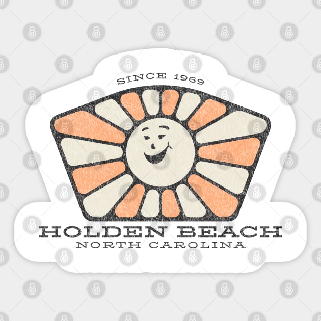 Holden Beach, NC Happy Summertime Sunshine Sticker by Contentarama